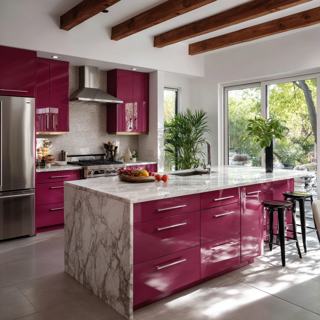 pink kitchen 53