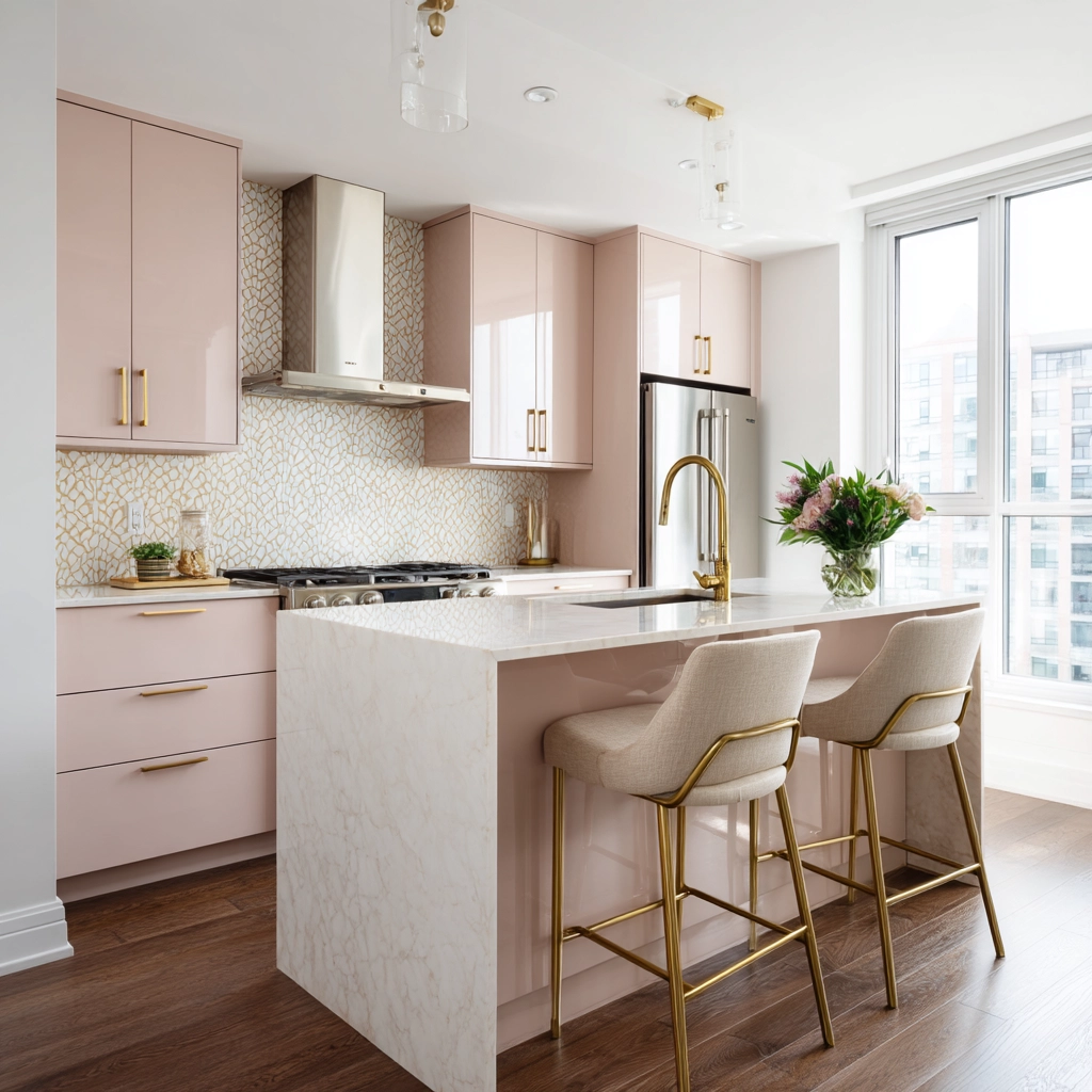 pink kitchen 7