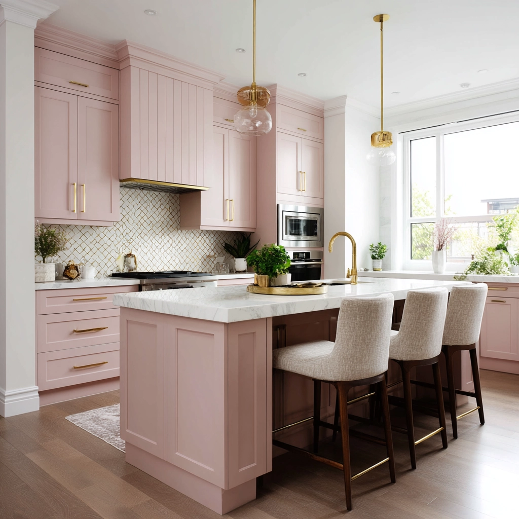 pink kitchen 8