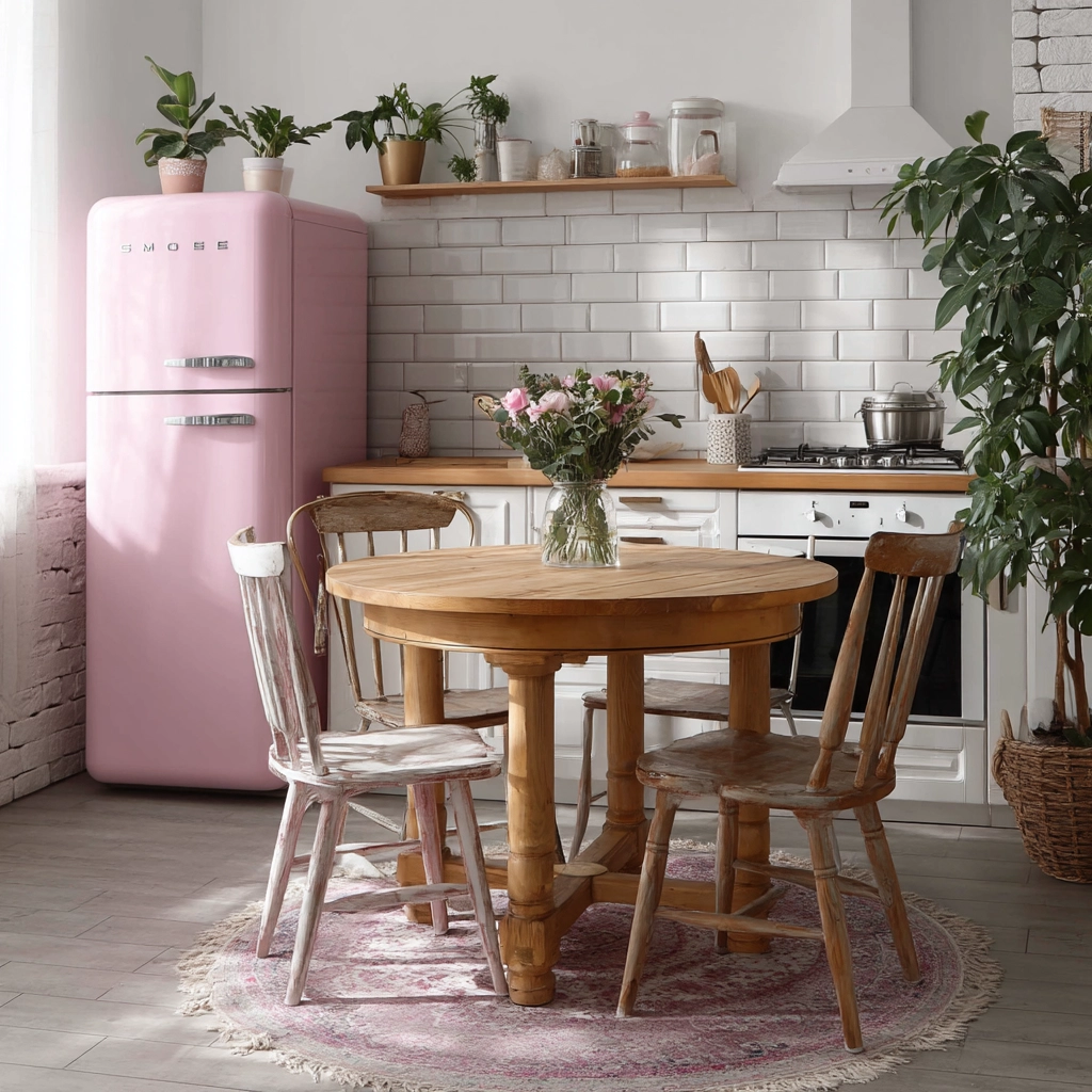 pink kitchen 9