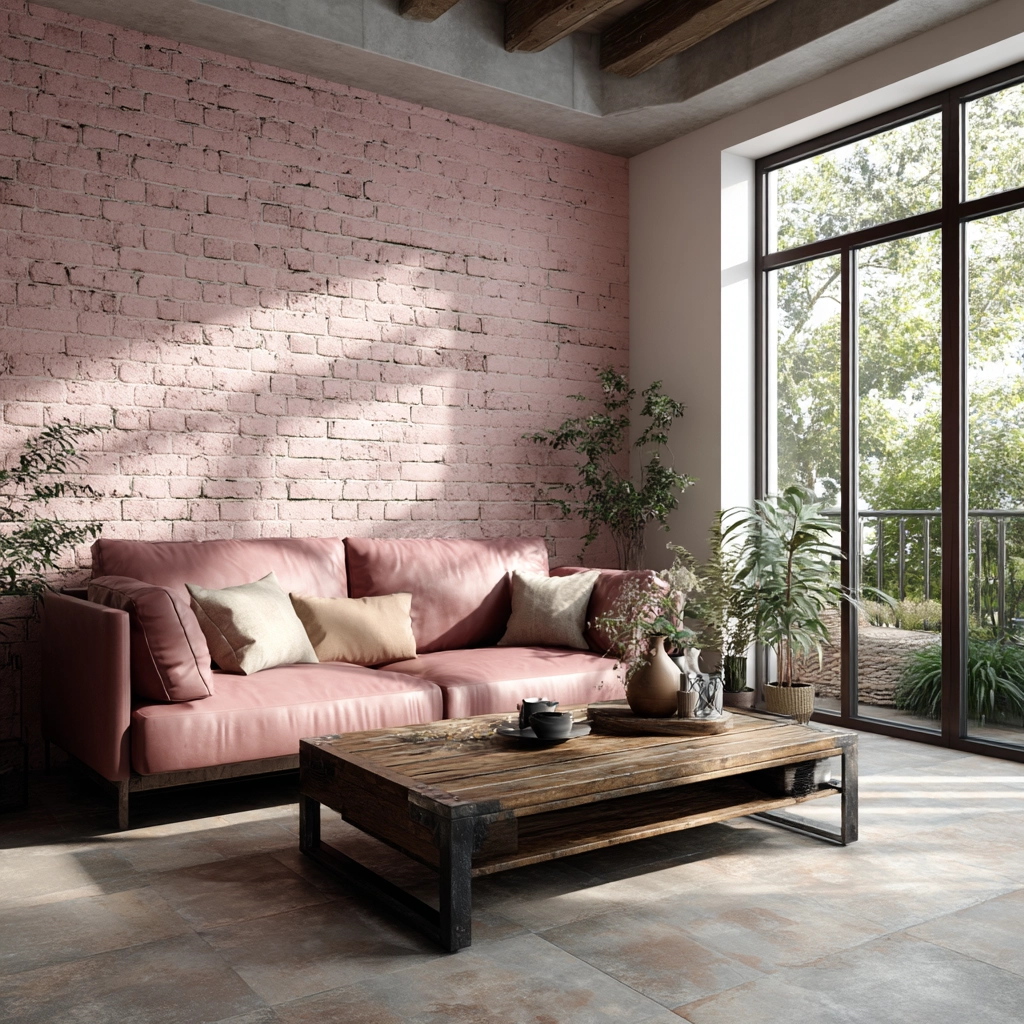 pink living room 21