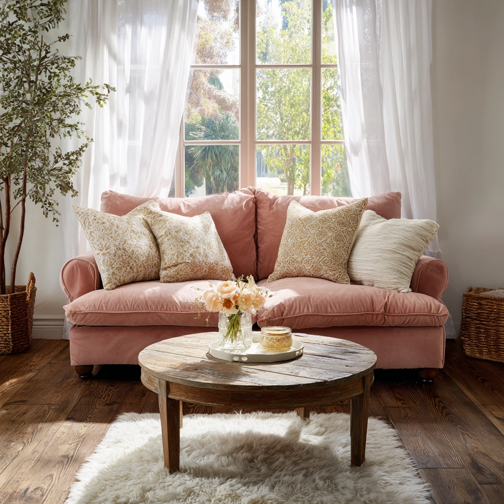pink living room 3