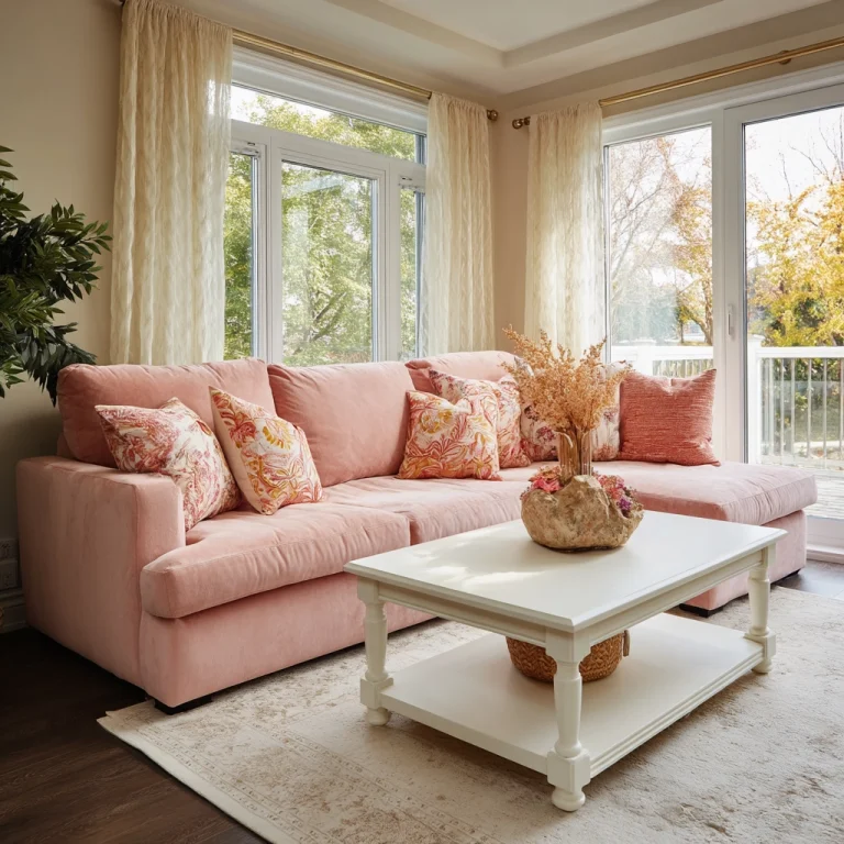 pink living room ideas 1
