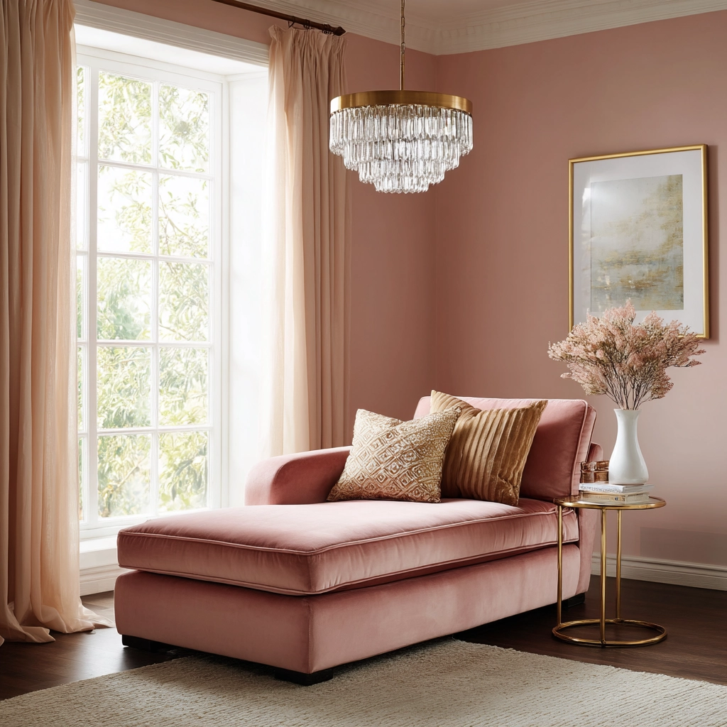 pink living room ideas 26