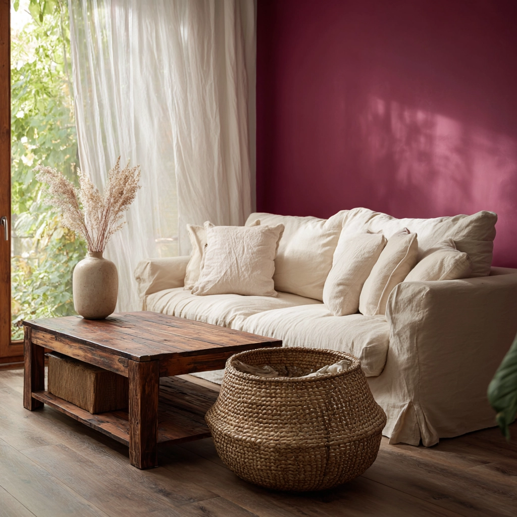 pink living room ideas 35
