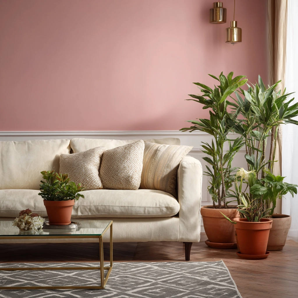 pink living room ideas 6
