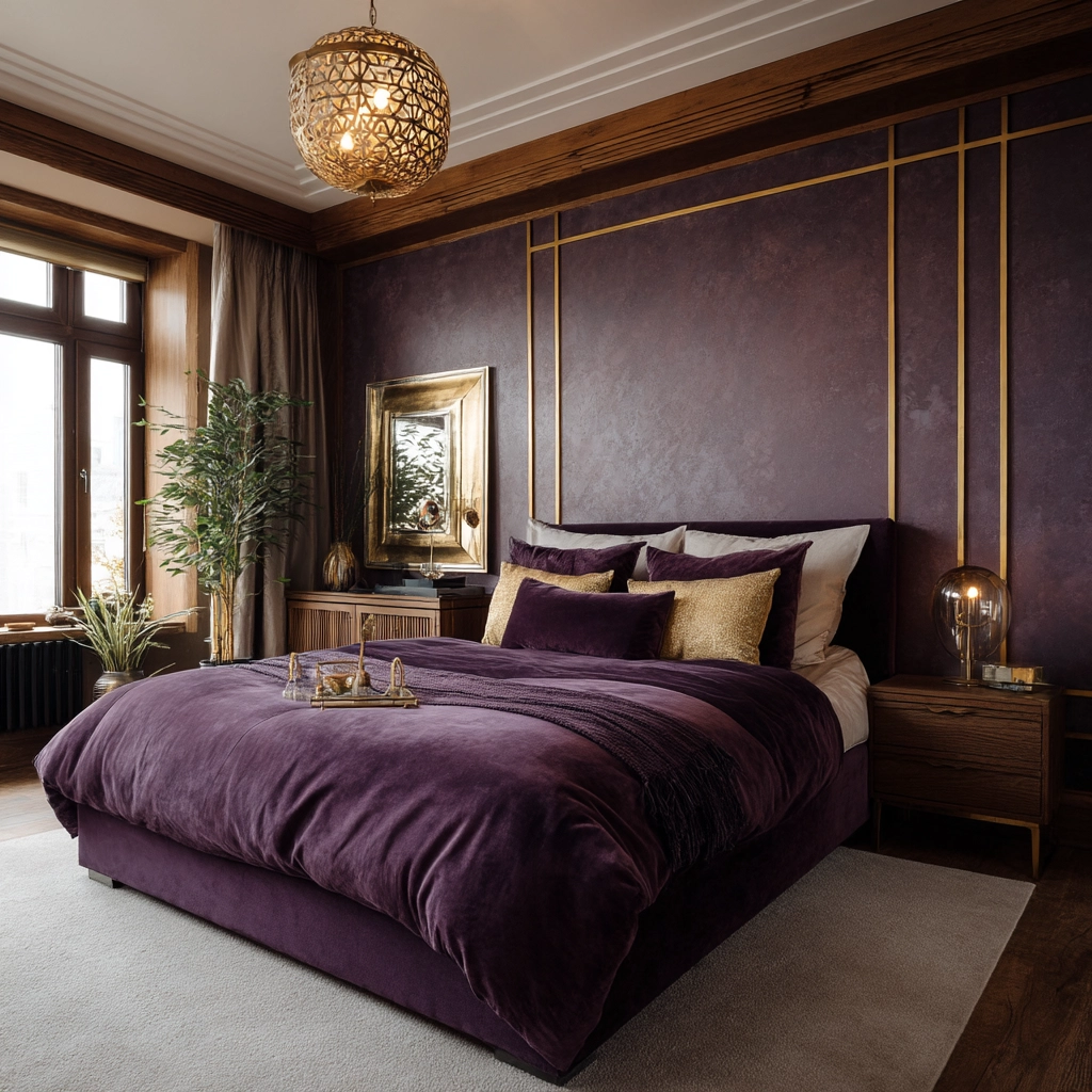 purple bedrooms 12