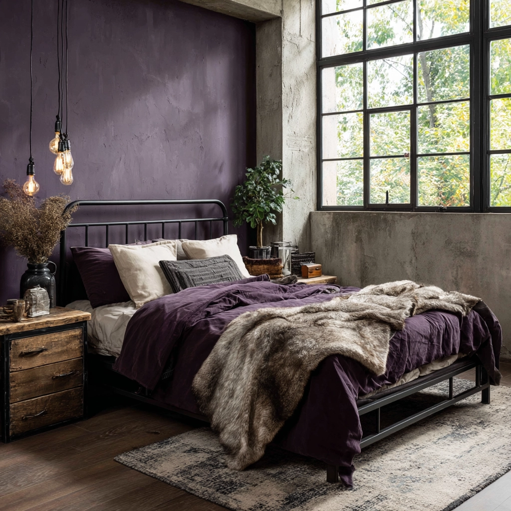 purple bedrooms 25