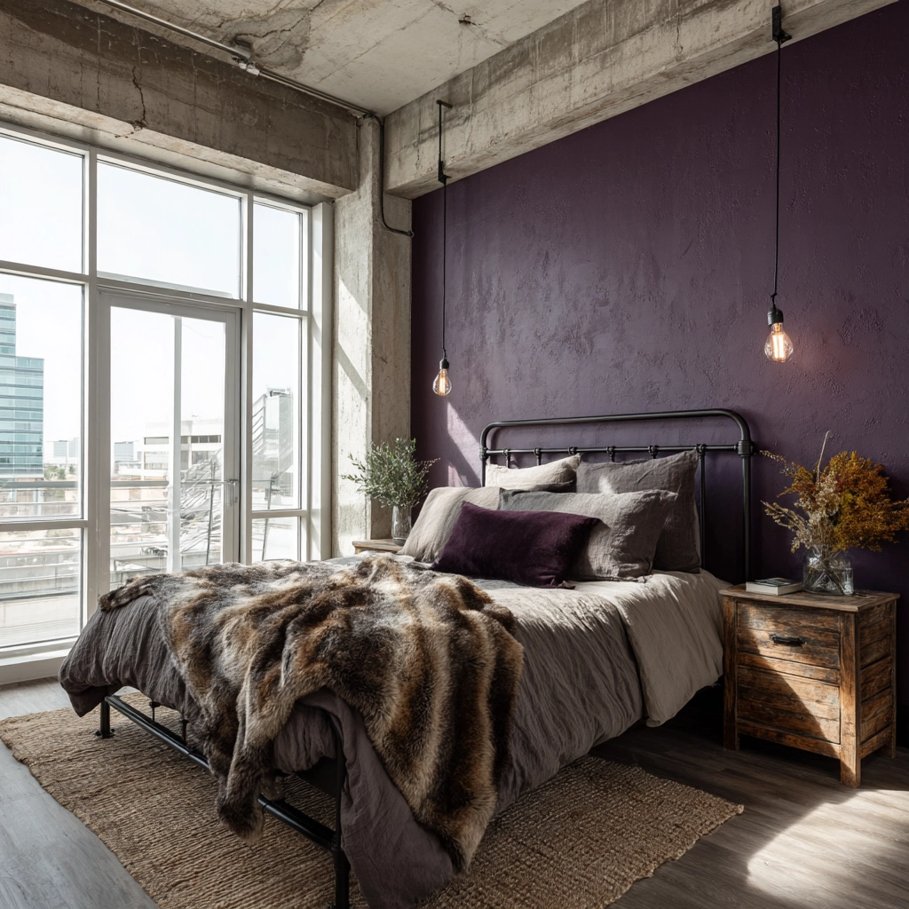 purple bedrooms 27