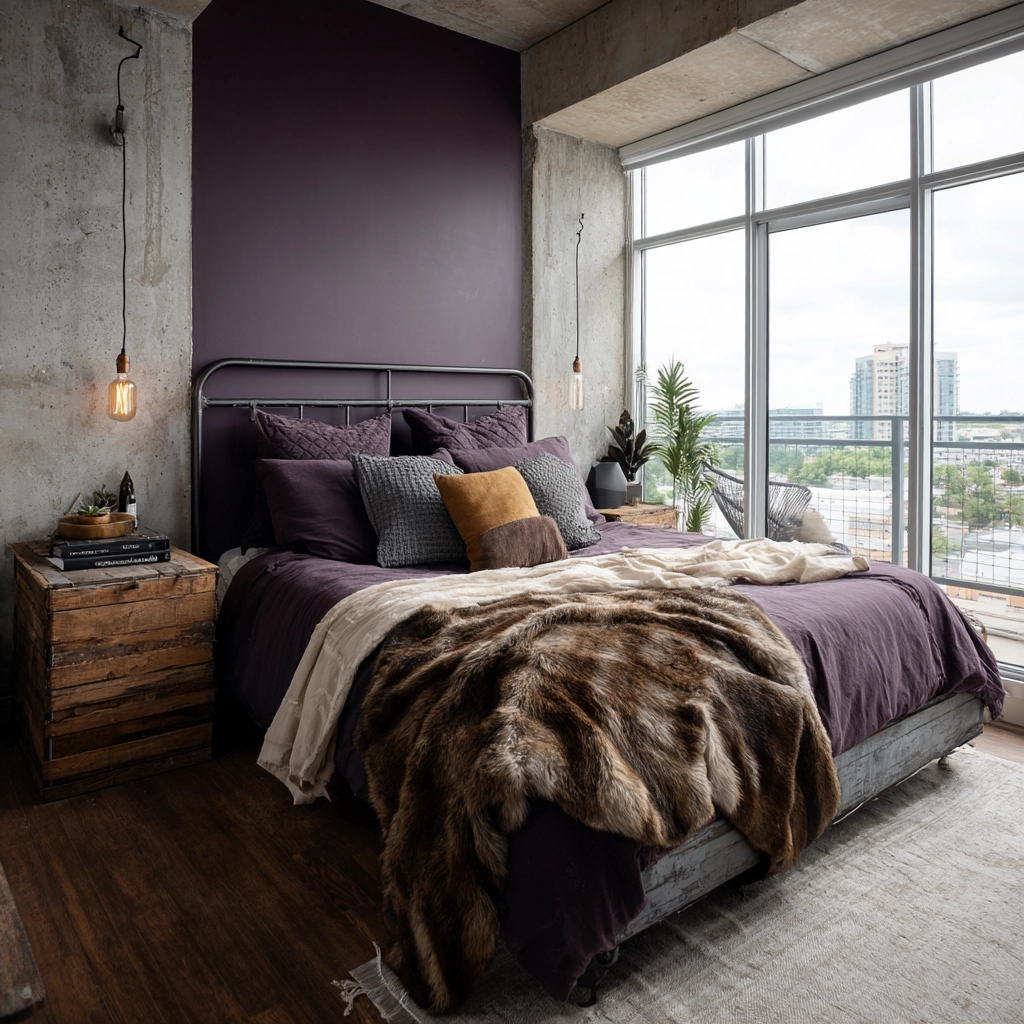 purple bedrooms 28