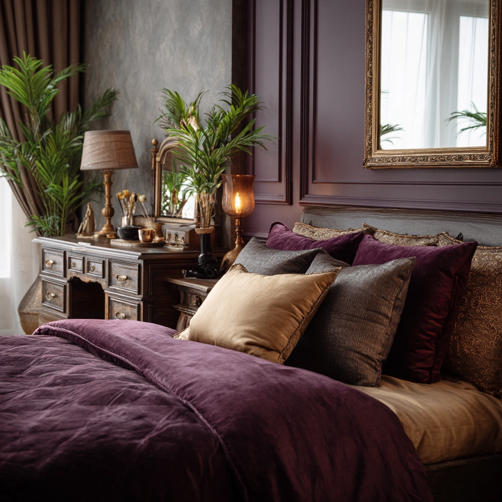 purple bedrooms 56