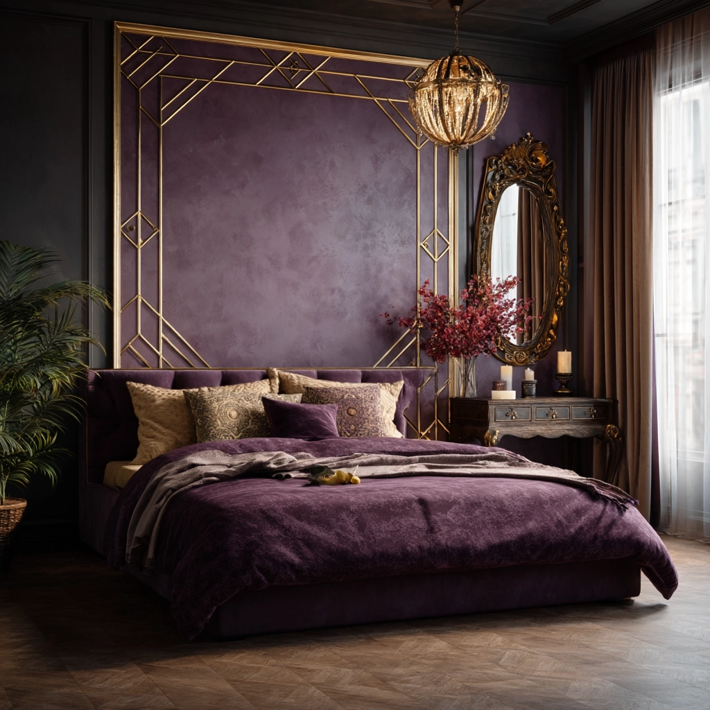 purple bedrooms 9