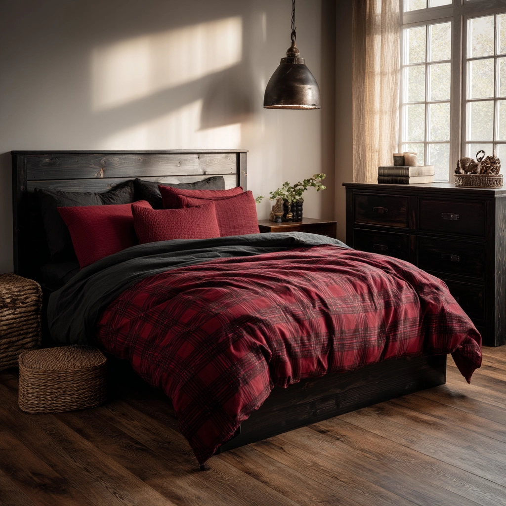 red and black bedroom ideas 12