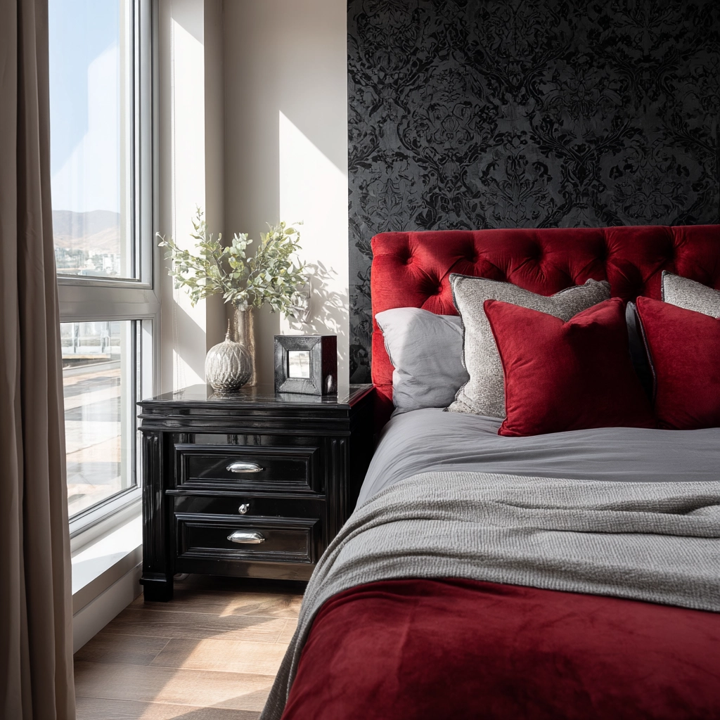 red and black bedroom ideas 17