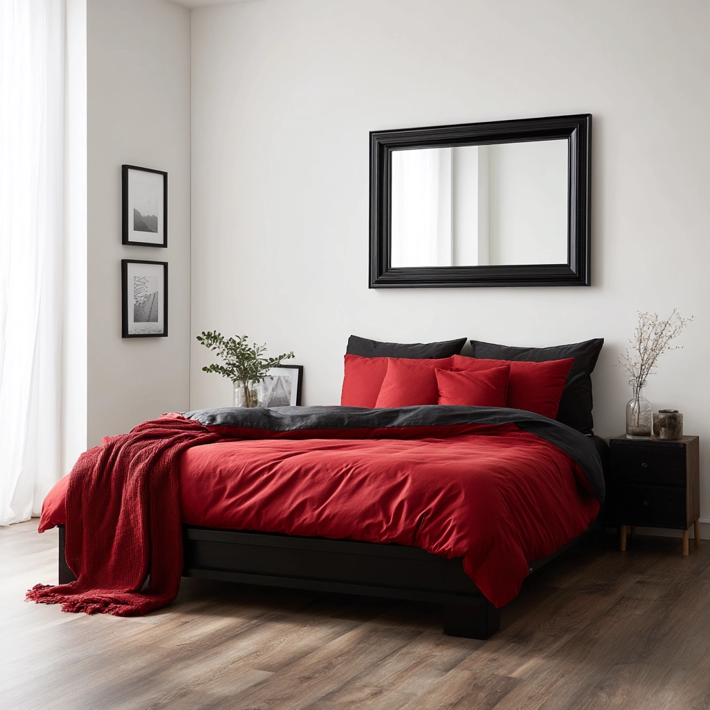 red and black bedroom ideas 21