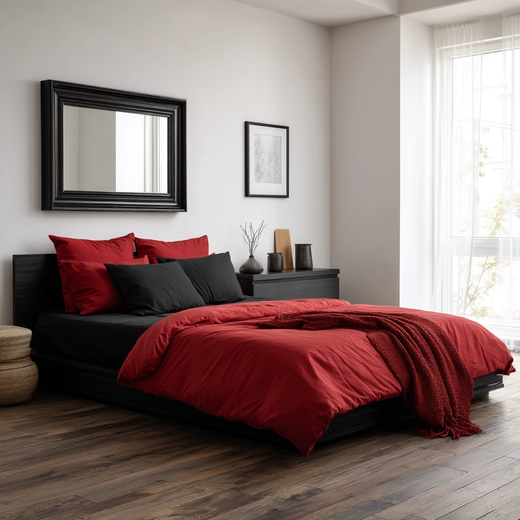 red and black bedroom ideas 24