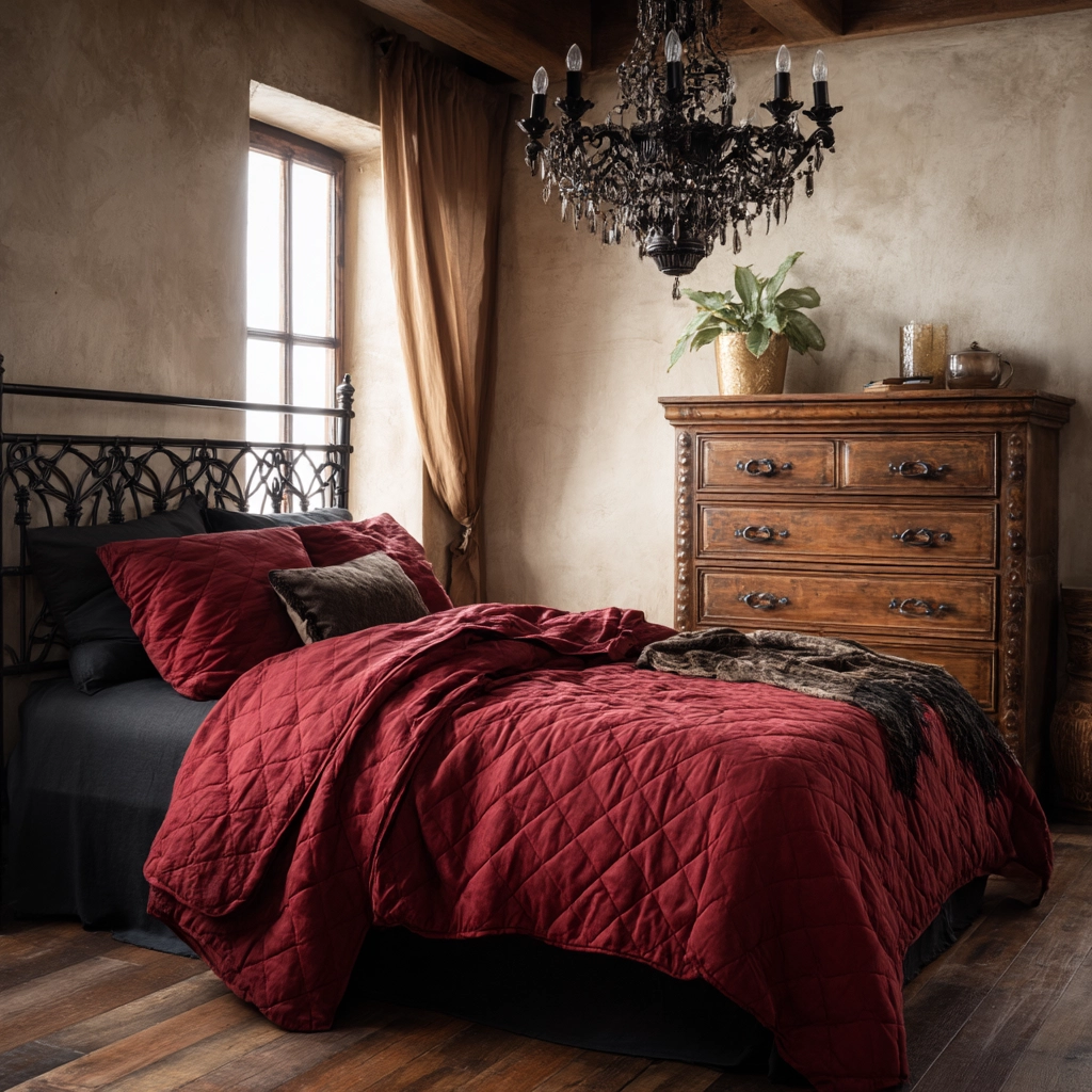 red and black bedroom ideas 25