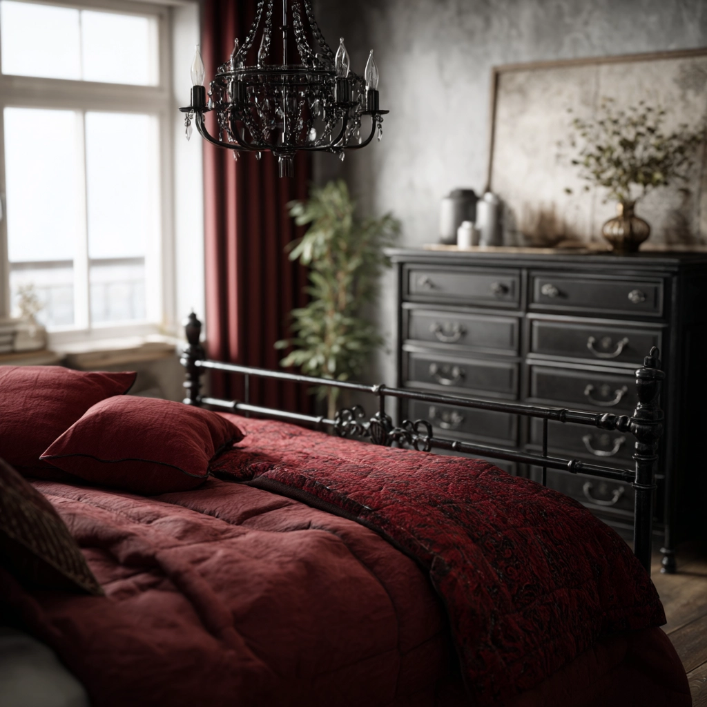 red and black bedroom ideas 26
