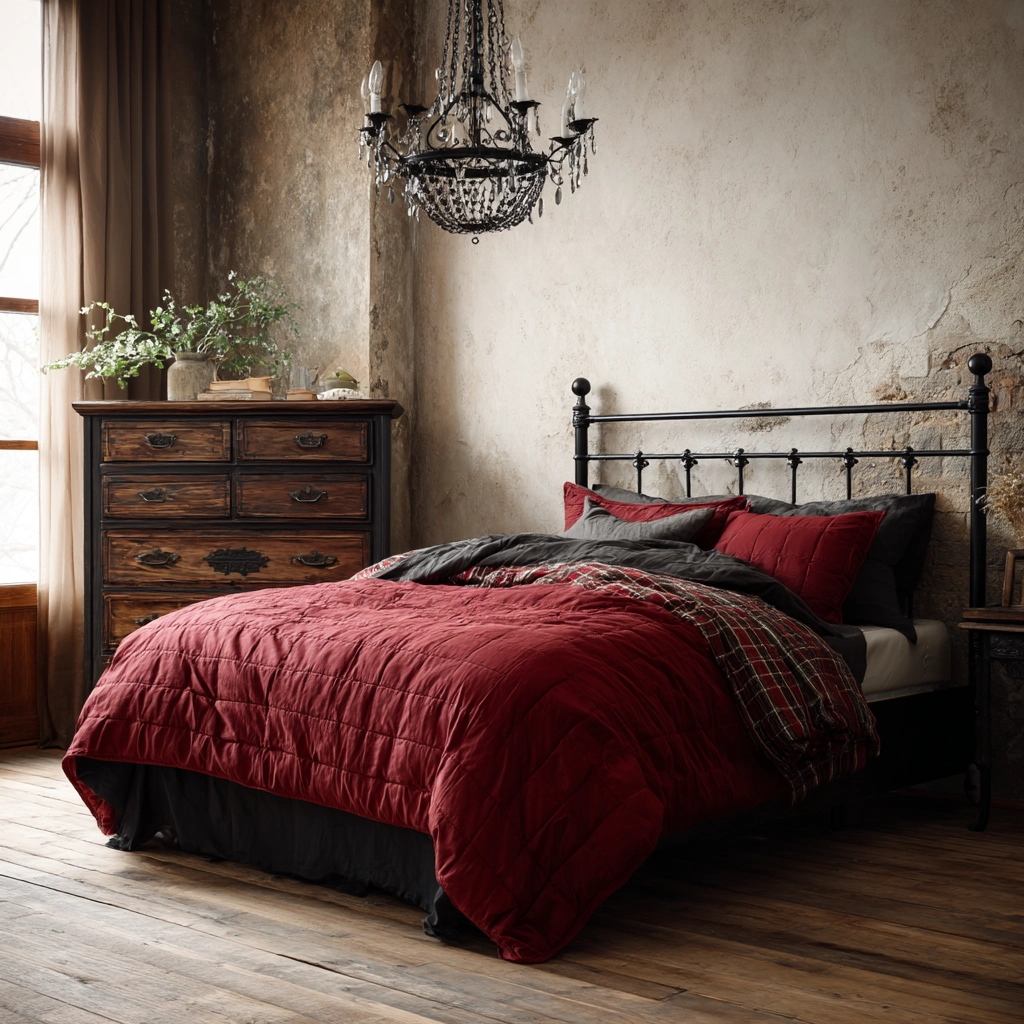 red and black bedroom ideas 27