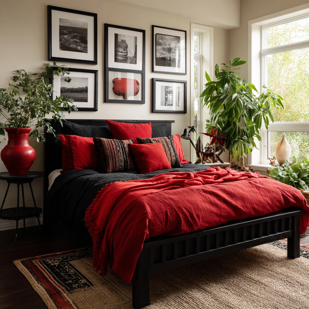 red and black bedroom ideas 29