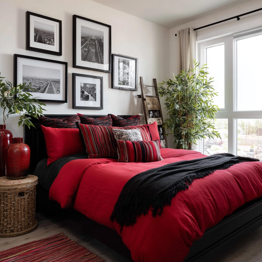 red and black bedroom ideas 31