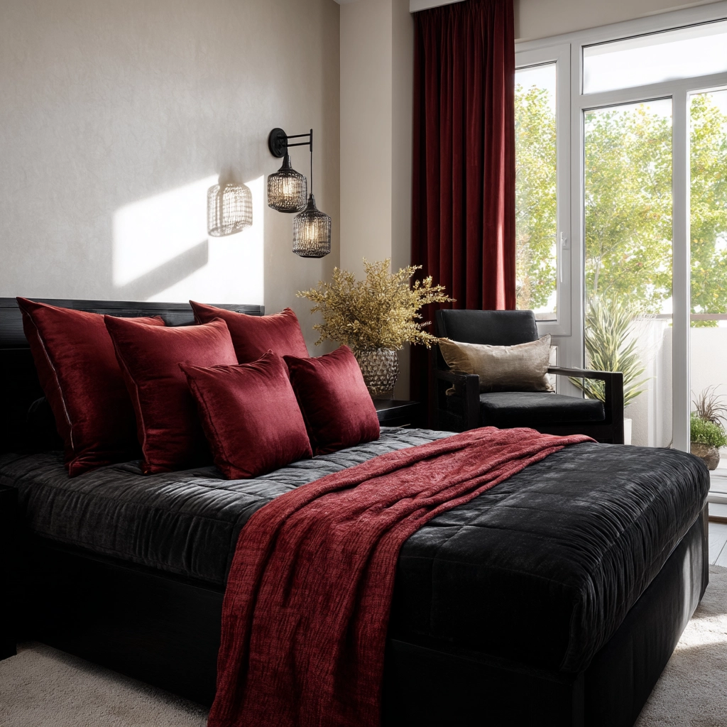 red and black bedroom ideas 35