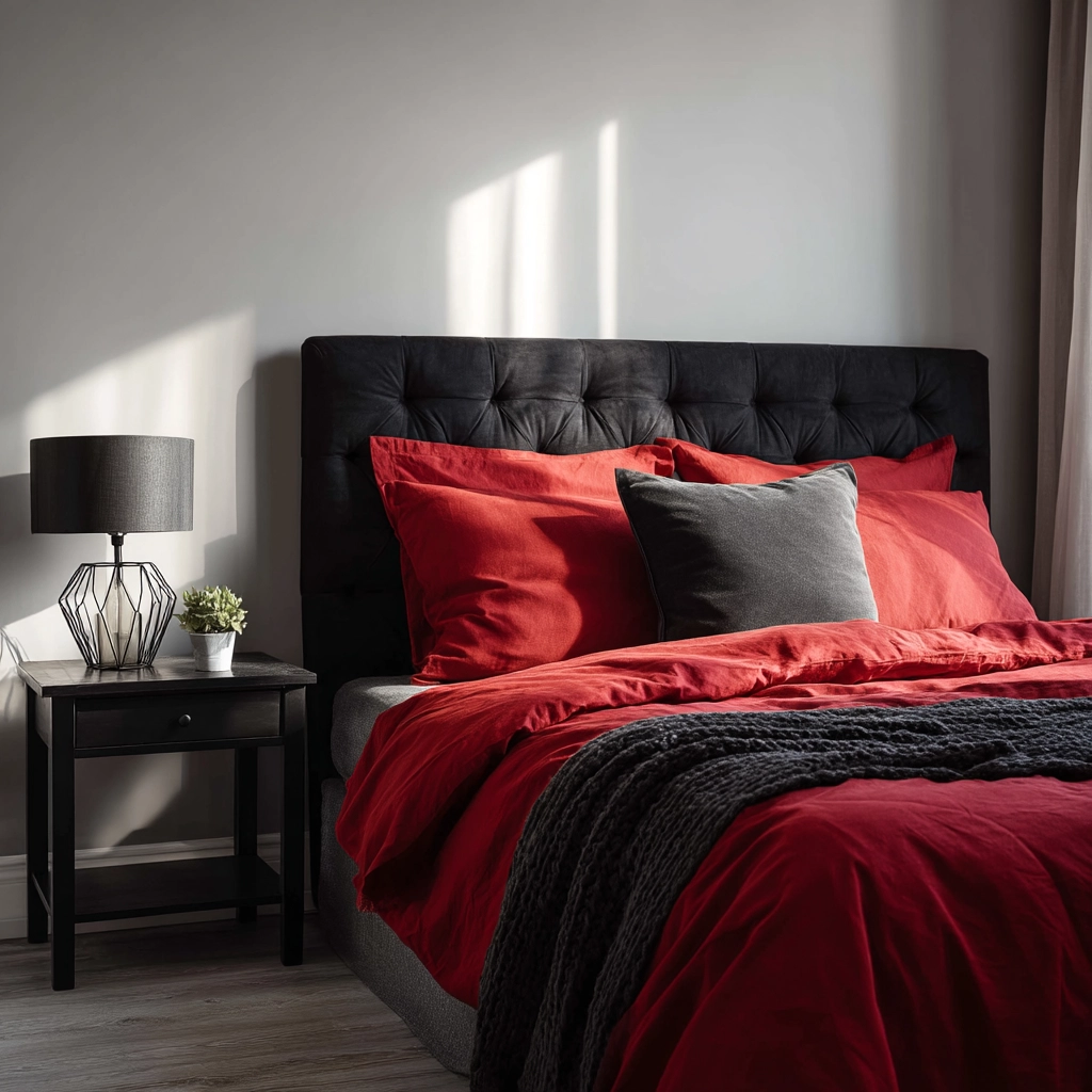 red and black bedroom ideas 37