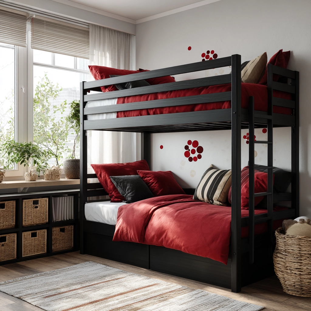red and black bedroom ideas 41