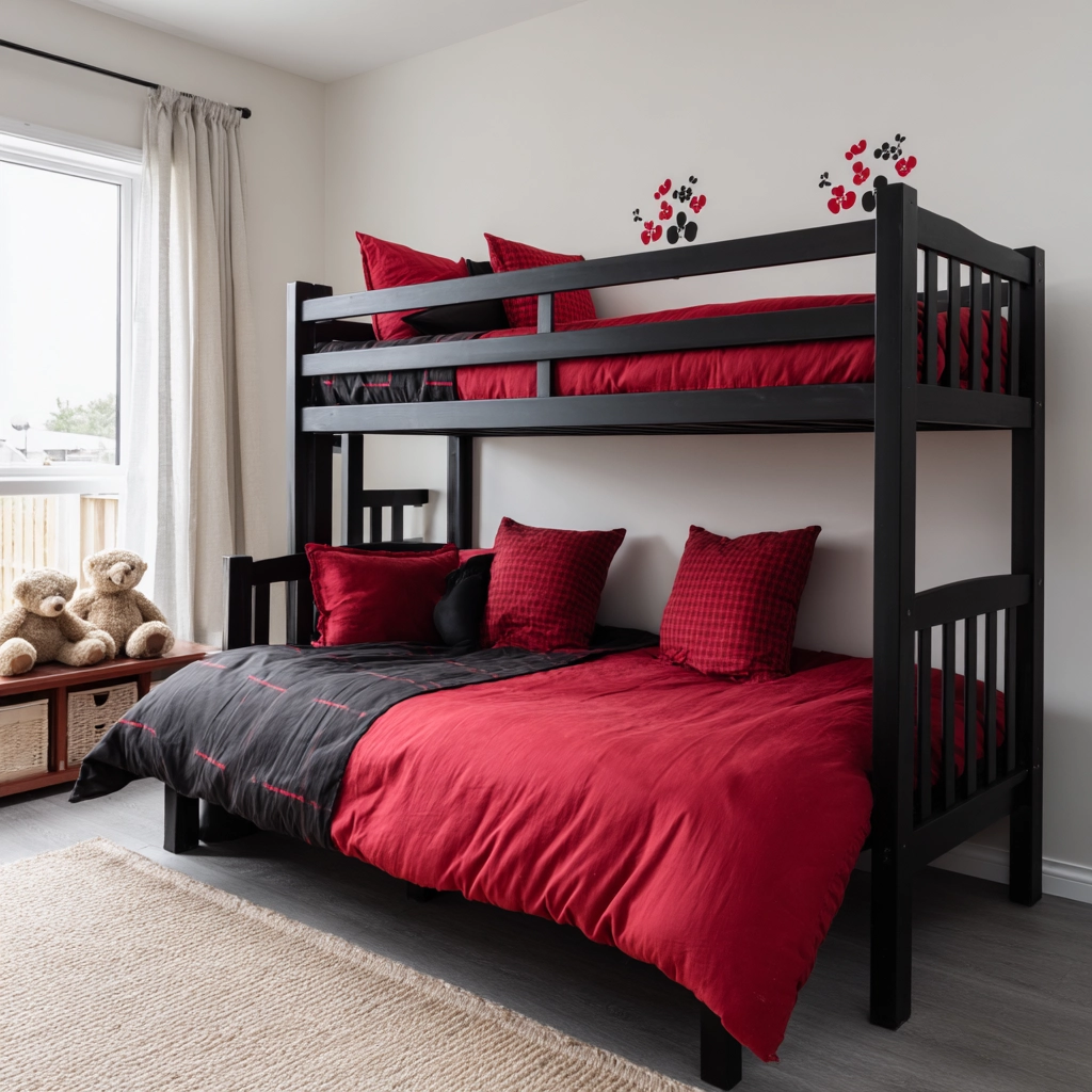 red and black bedroom ideas 44