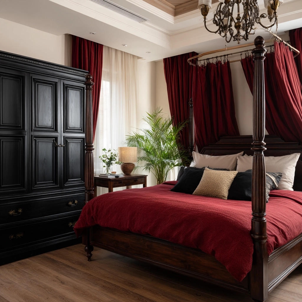 red and black bedroom ideas 45