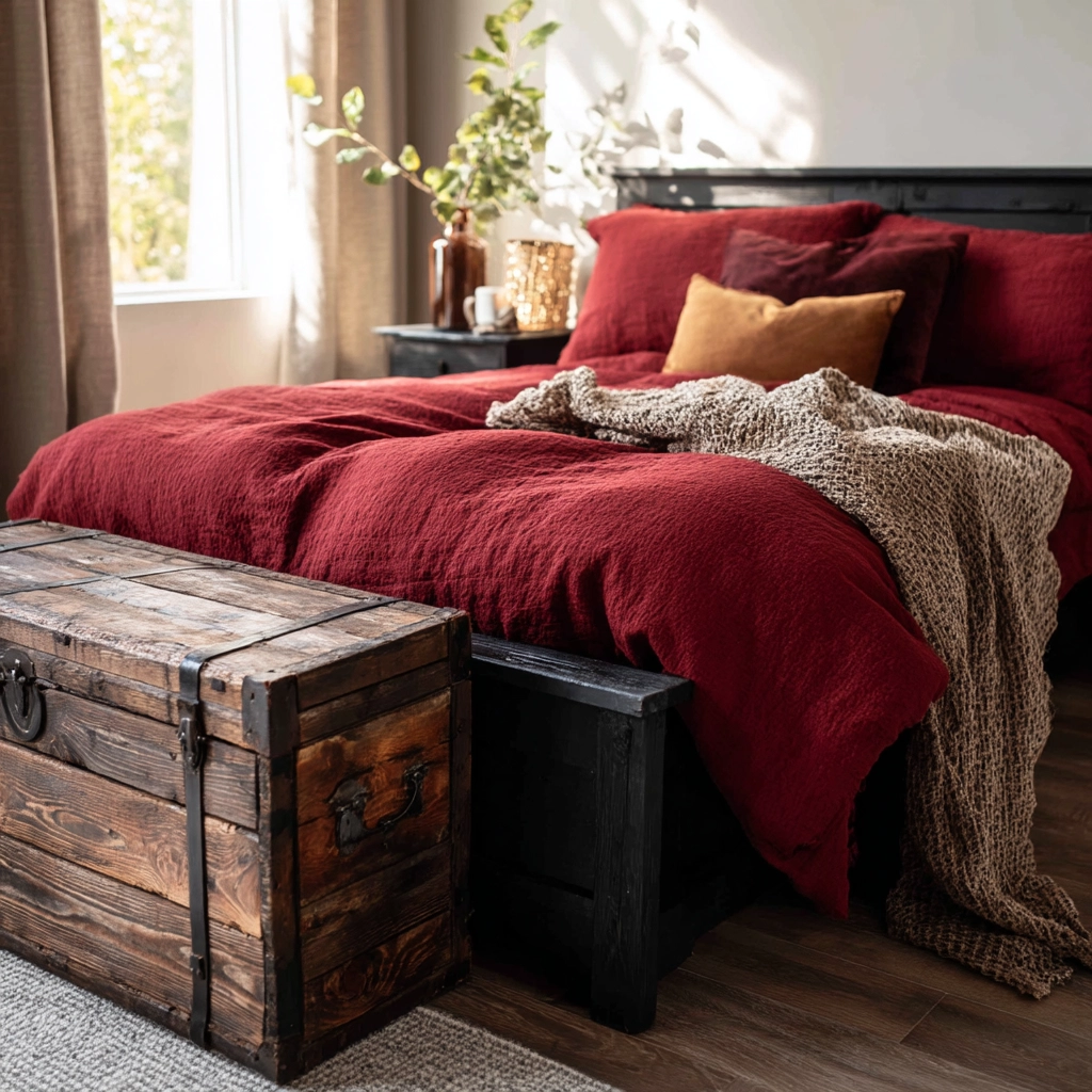 red and black bedroom ideas 53