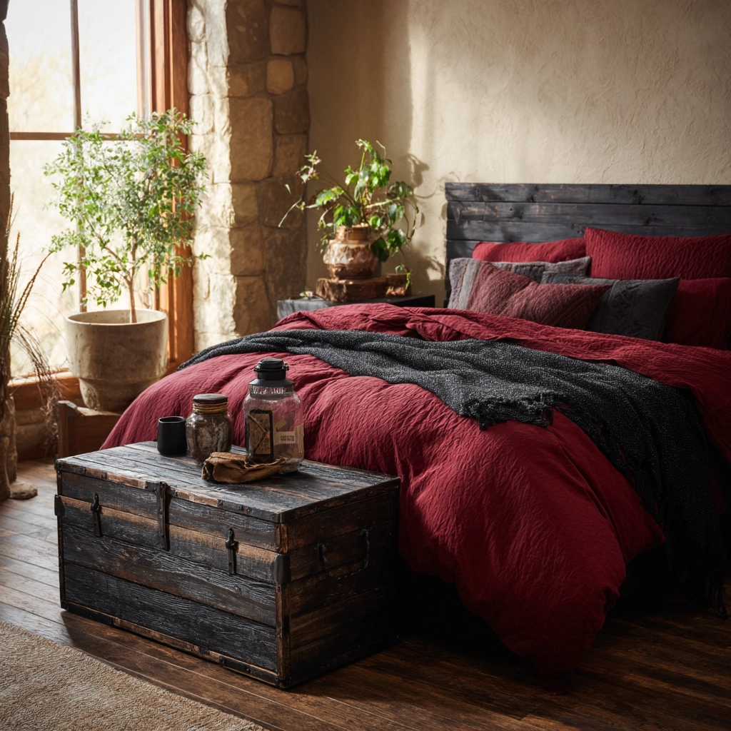 red and black bedroom ideas 55