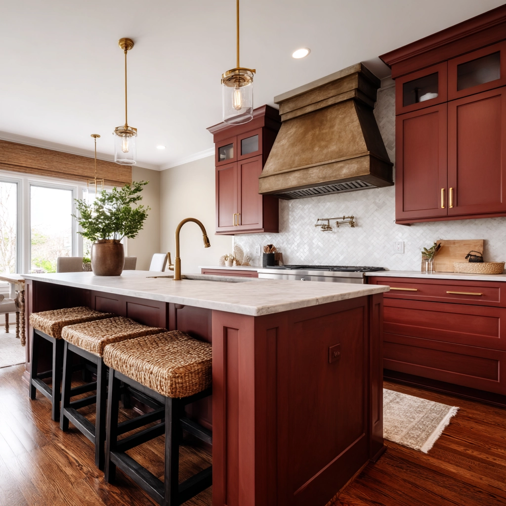 red kitchen cabinets 28