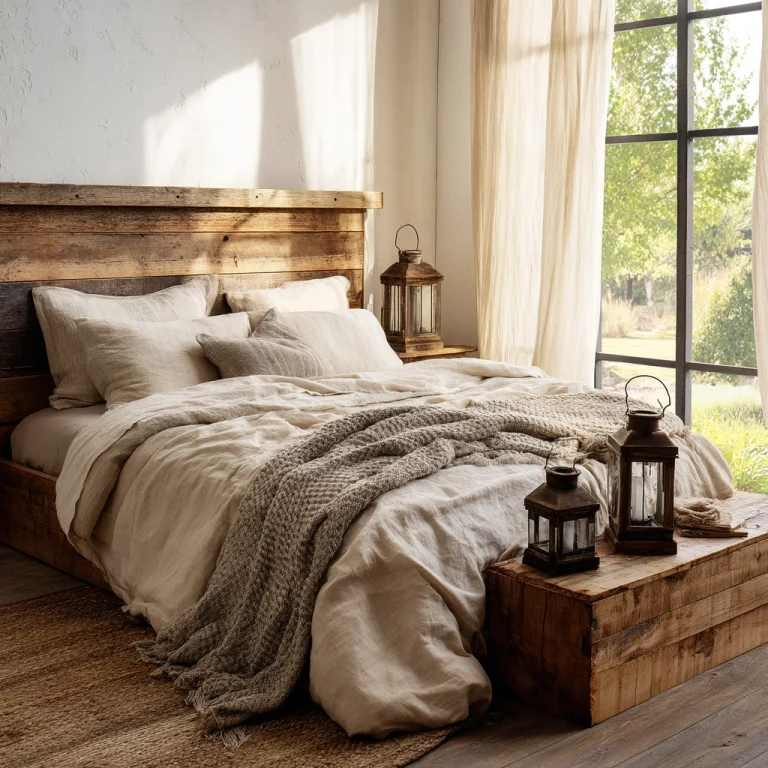 rustic bedroom 1