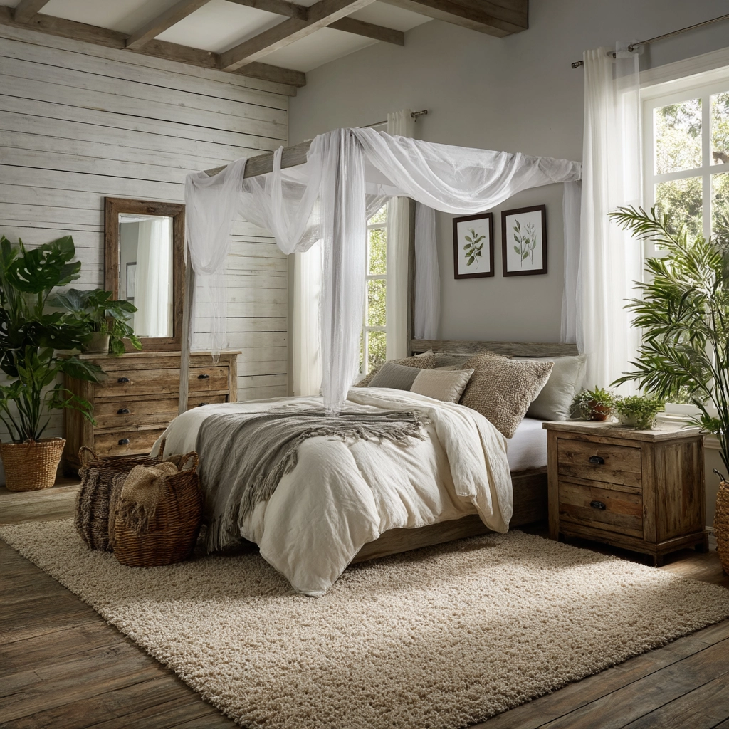 rustic farmhouse bedroom 12