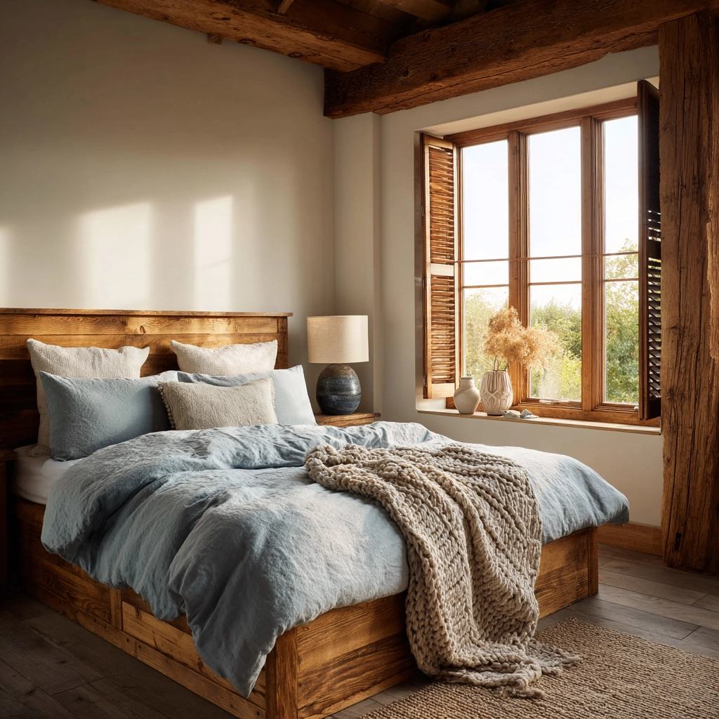 rustic farmhouse bedroom 13