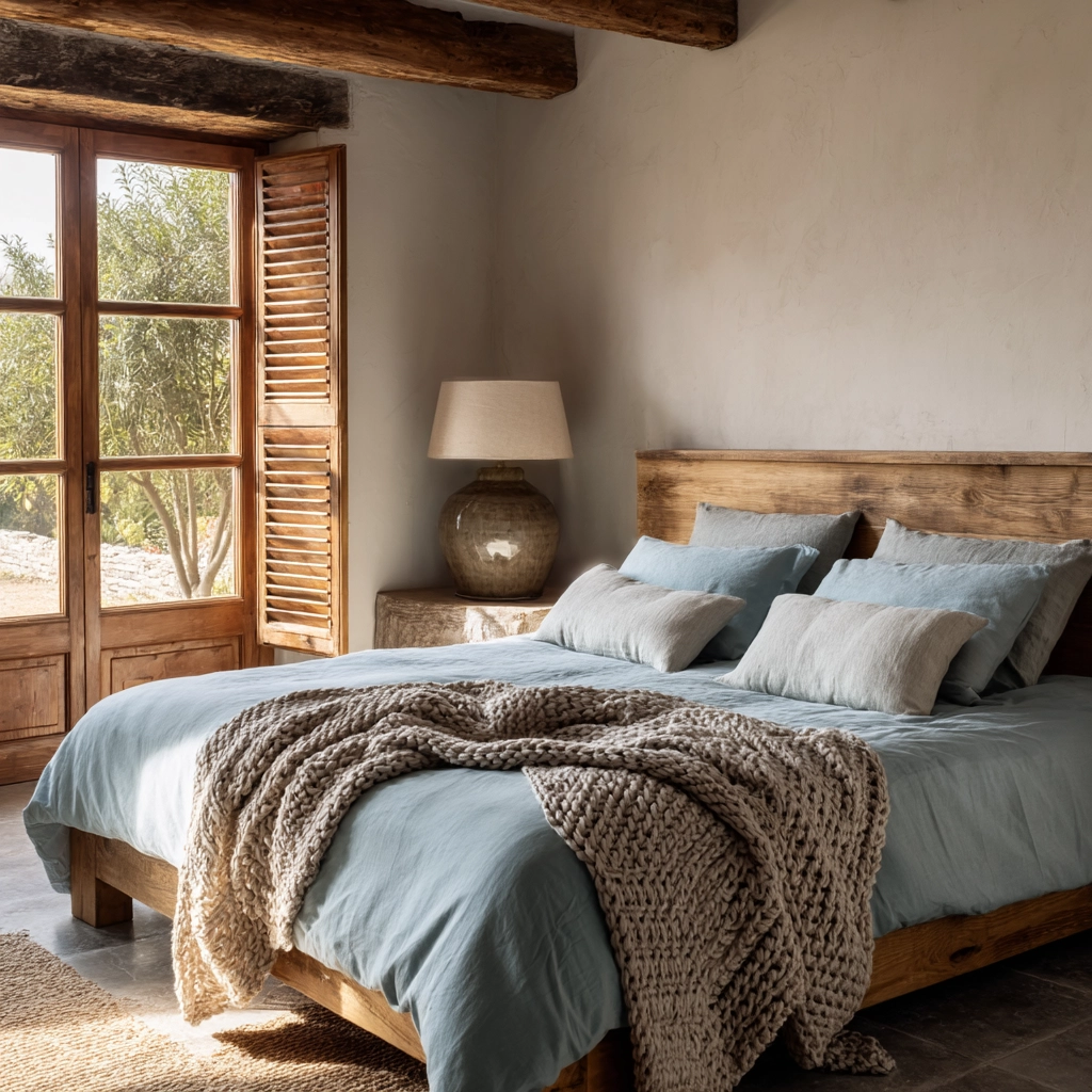 rustic farmhouse bedroom 16
