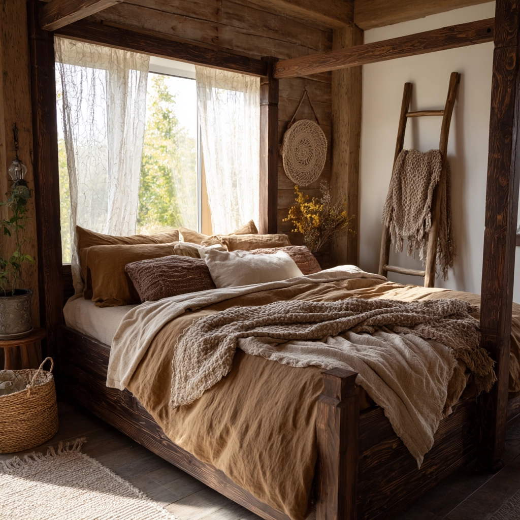 rustic farmhouse bedroom 17