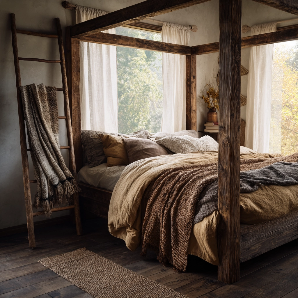 rustic farmhouse bedroom 18
