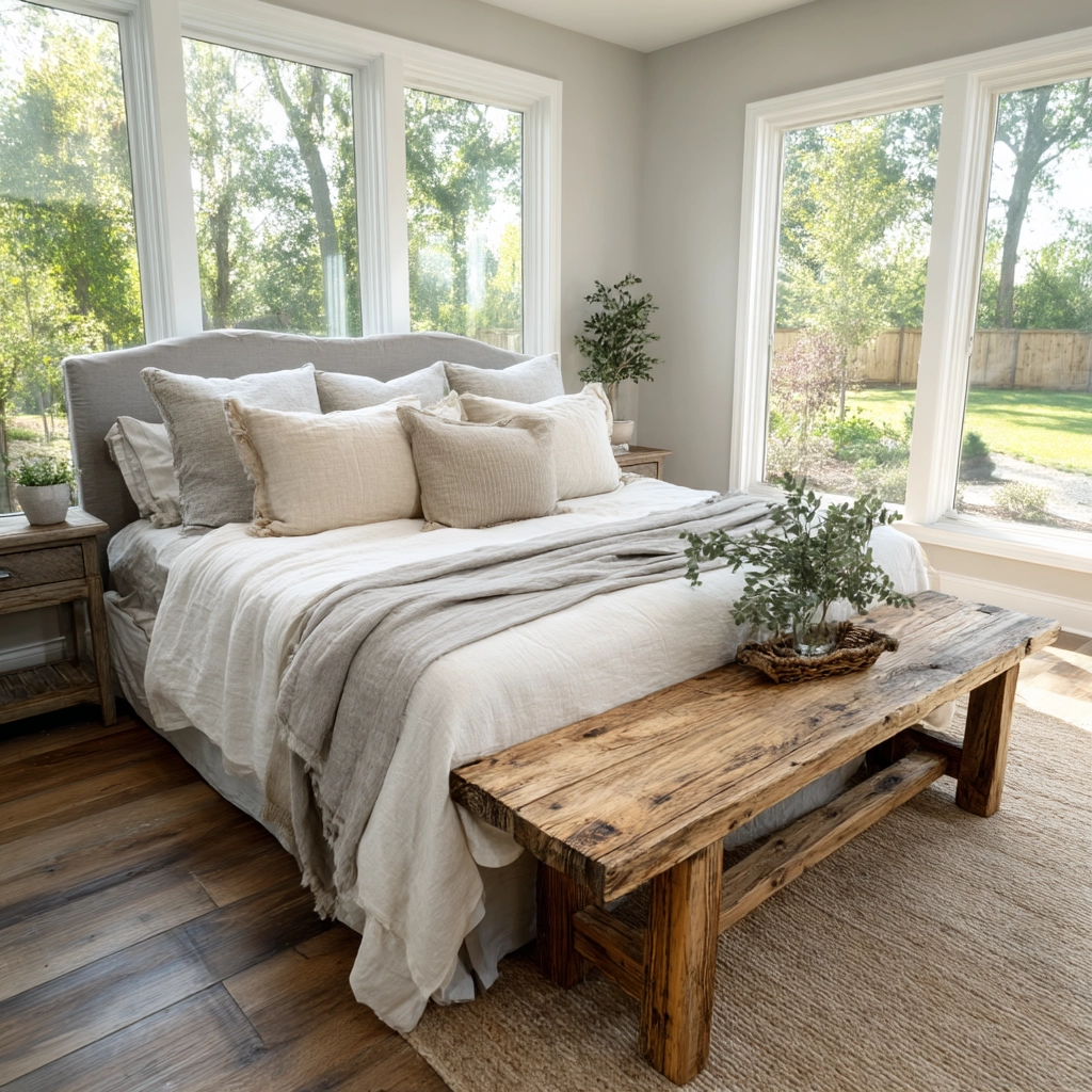 rustic farmhouse bedroom 22