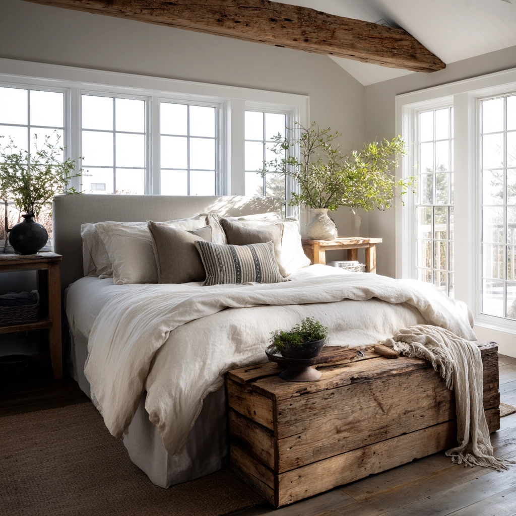 rustic farmhouse bedroom 23