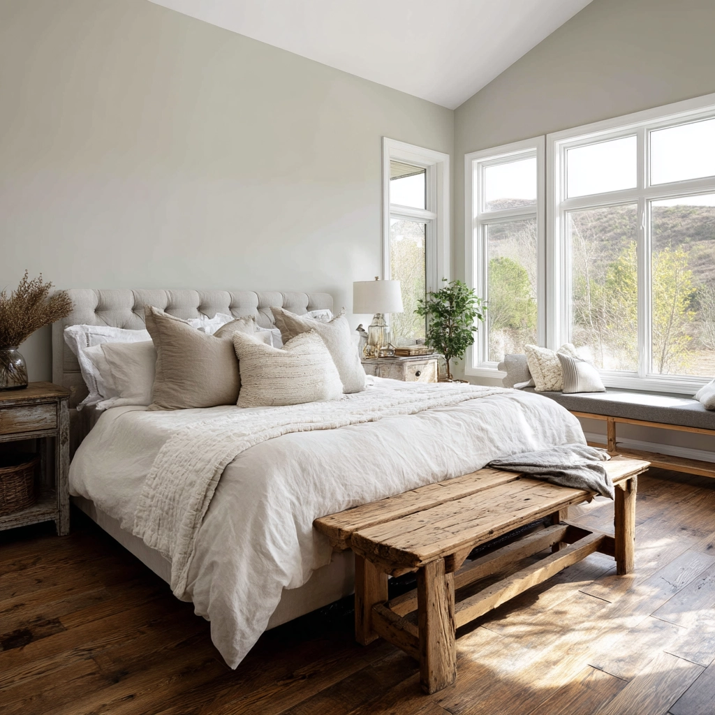 rustic farmhouse bedroom 24
