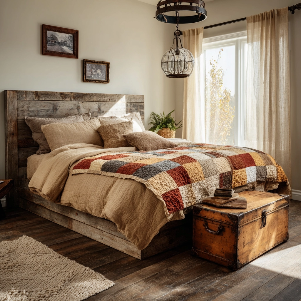 rustic farmhouse bedroom 28