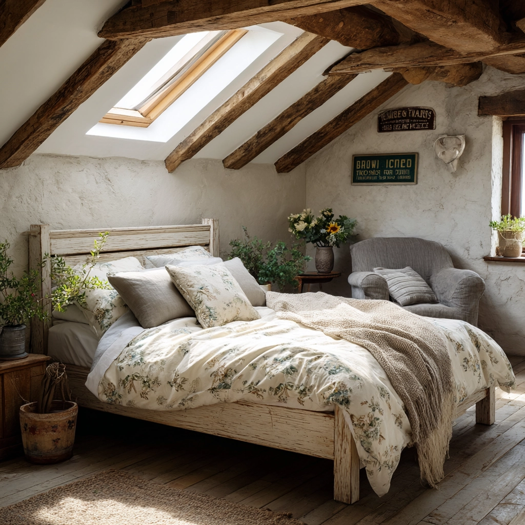 rustic farmhouse bedroom 30
