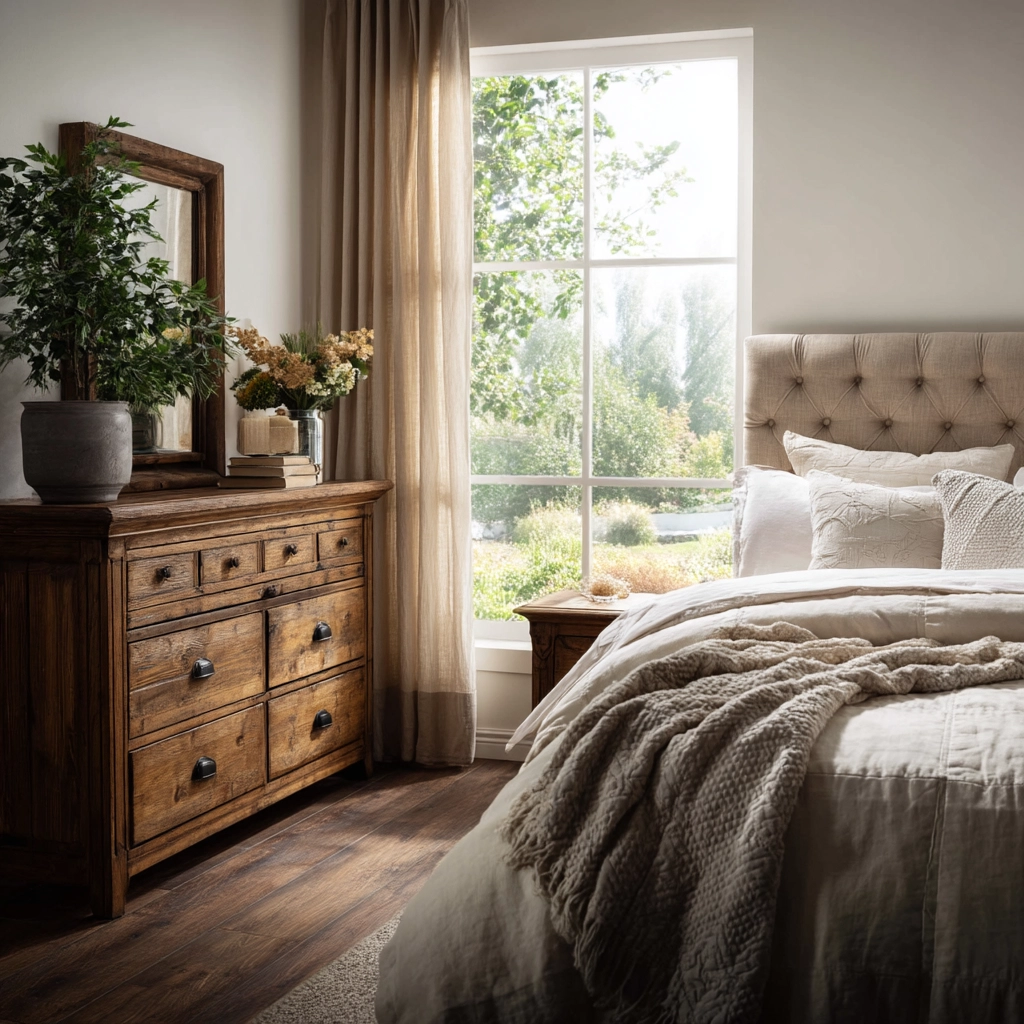 rustic farmhouse bedroom 33