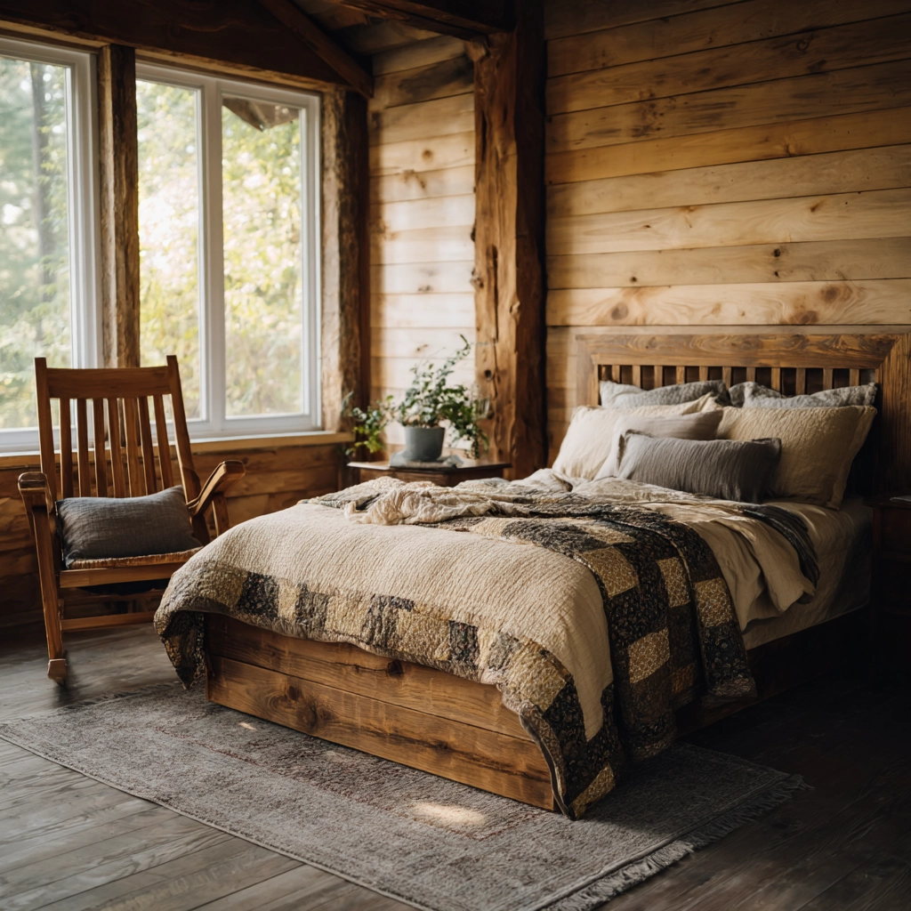 rustic farmhouse bedroom 40