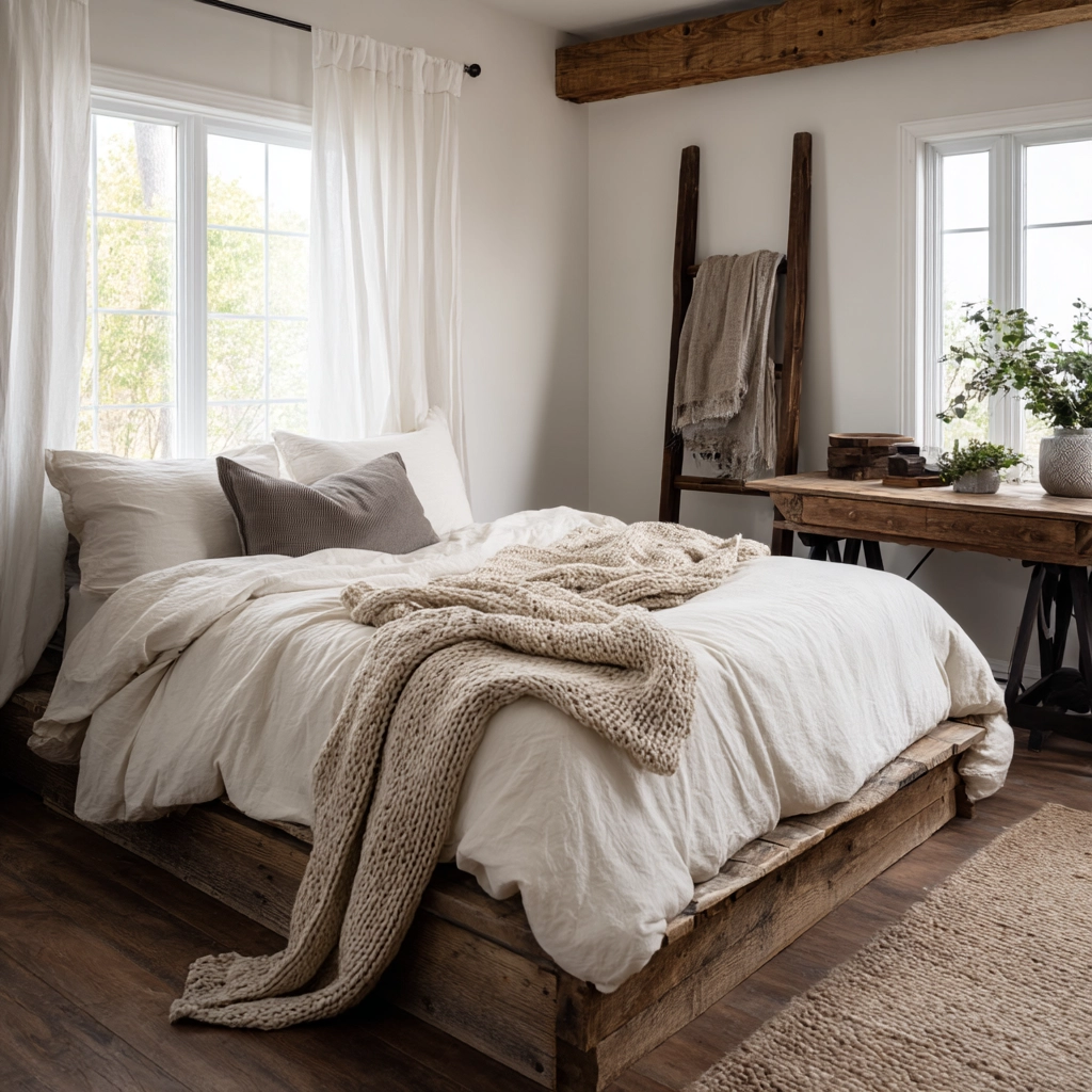 rustic farmhouse bedroom 41