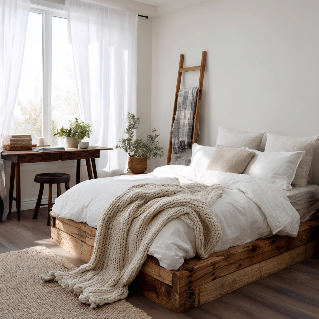 rustic farmhouse bedroom 43