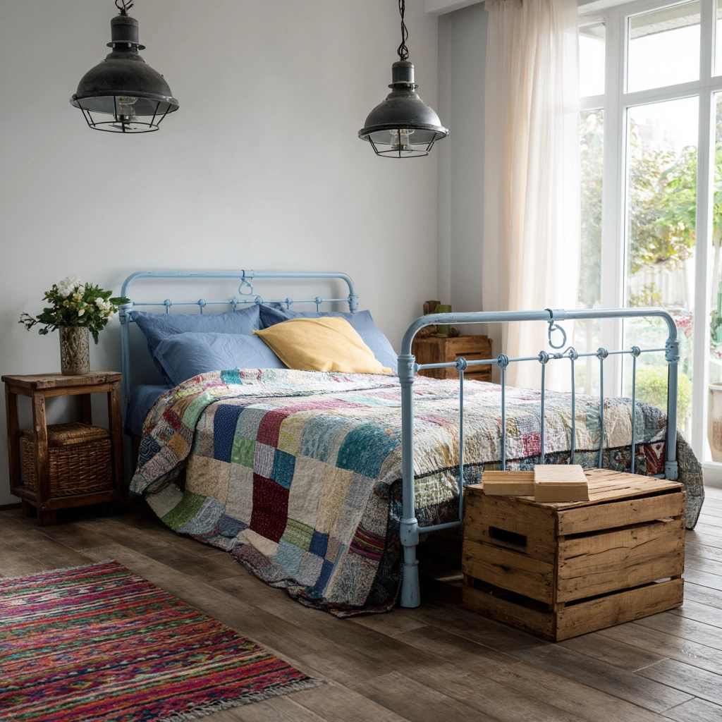 rustic farmhouse bedroom 45