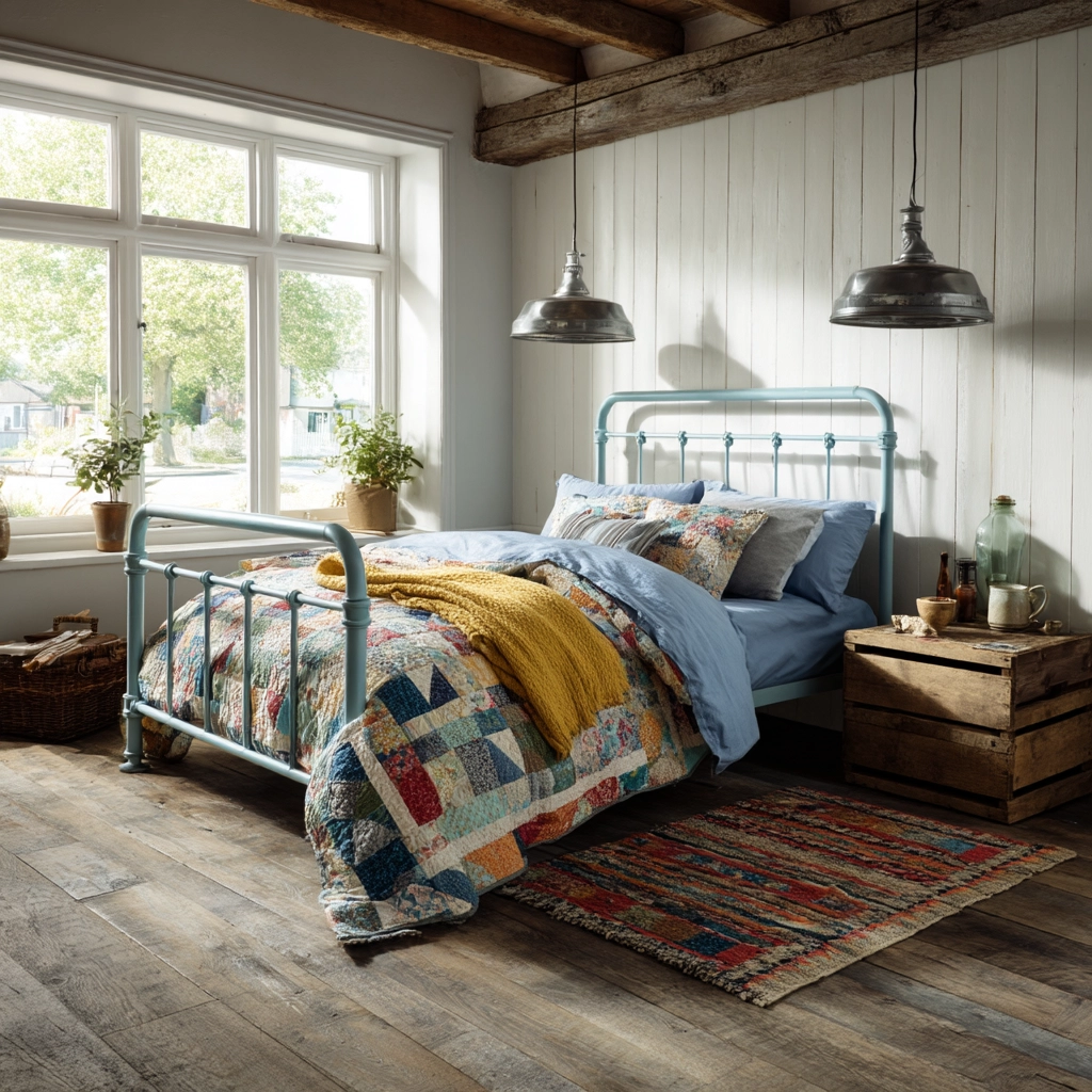 rustic farmhouse bedroom 47